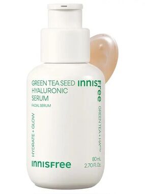innisfree Green Tea Hyaluronic Acid + Niacinamide Refillable Serum